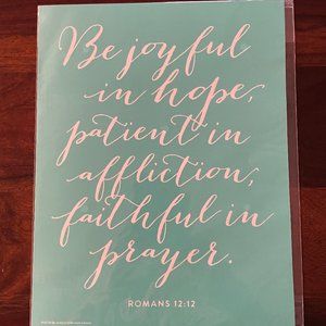 Chalk Couture Be Joyful Size B transfer - NEW